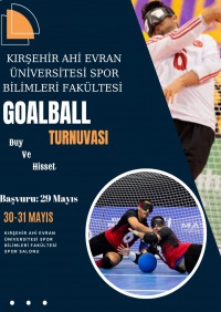 Fakültemiz öğrencileri goalball etkinliği ile farkındalık oluşturdular.