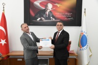 Spor Bilimleri Fakültemiz Dekanlığında Bayrak Değişimi