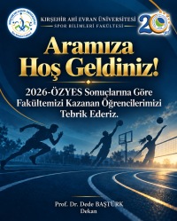 Aramıza Hoş Geldiniz!